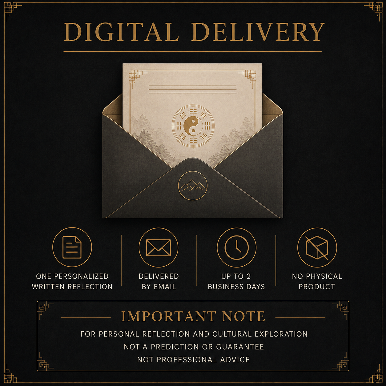 Personalized Taoist Life Reflection written digital report