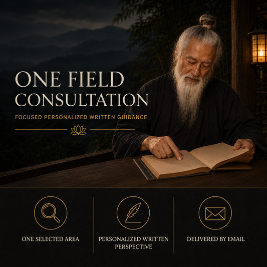 One Field Consultation with Master Zhang reviewing a written document