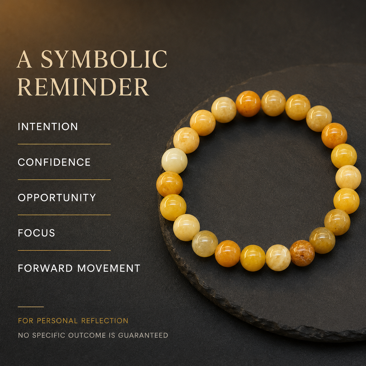 Symbolic themes associated with the Golden Intention Bracelet