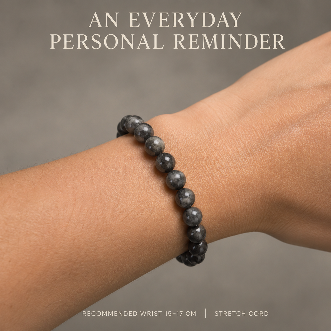 Grounding Bracelet worn on a wrist