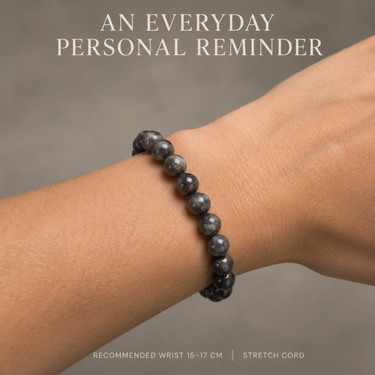 Grounding Bracelet worn on a wrist